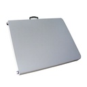 Table pliante en deux rectangulaire 183cm BLANCHE