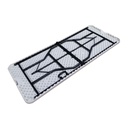 Table pliante en deux rectangulaire 183cm BLANCHE