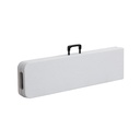 Bancs pliants en deux de 183cm blancs