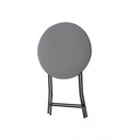 Table haute mange-debout pliant Blanc
