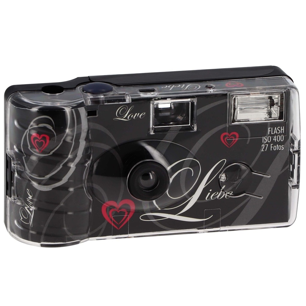 Appareil photo jetable Love Noir