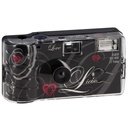 Appareil photo jetable Love Noir