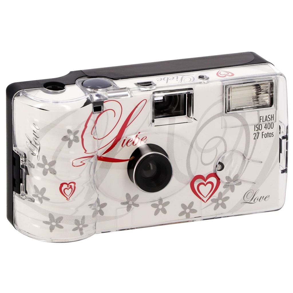 Appareil photo jetable Love Blanc