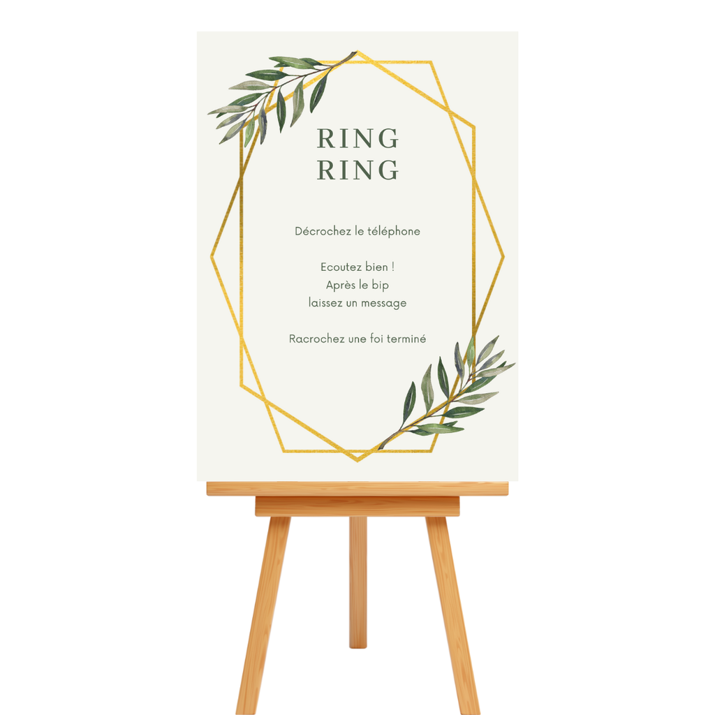 Chevalet déco sur mesure