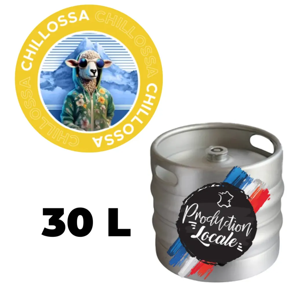 Bière blonde La Chilossa - alc. 4.5% Vol. 30L