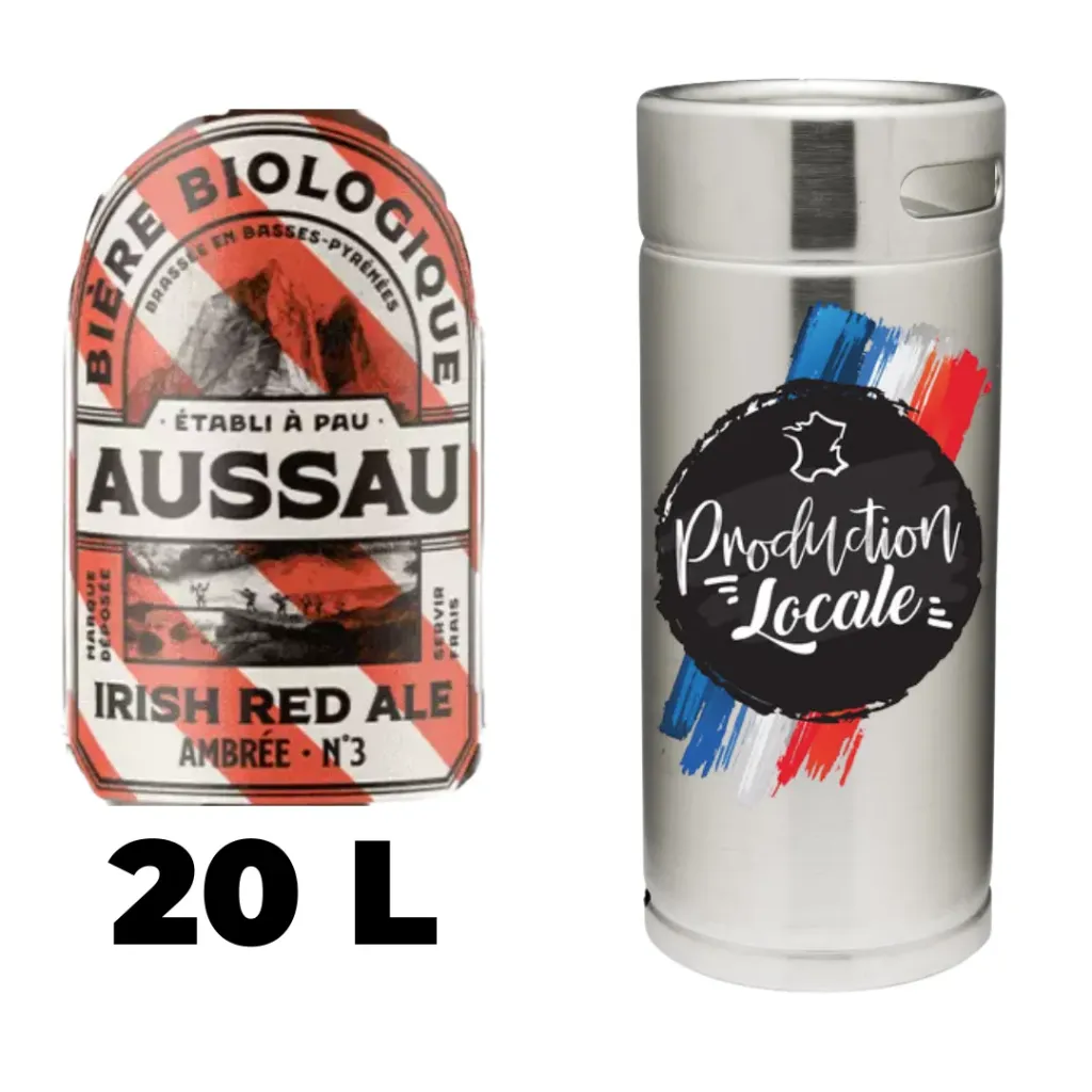 Bière ambré Aussau - alc. 5% Vol.20L