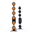 Vintage colonne 6x60W Led