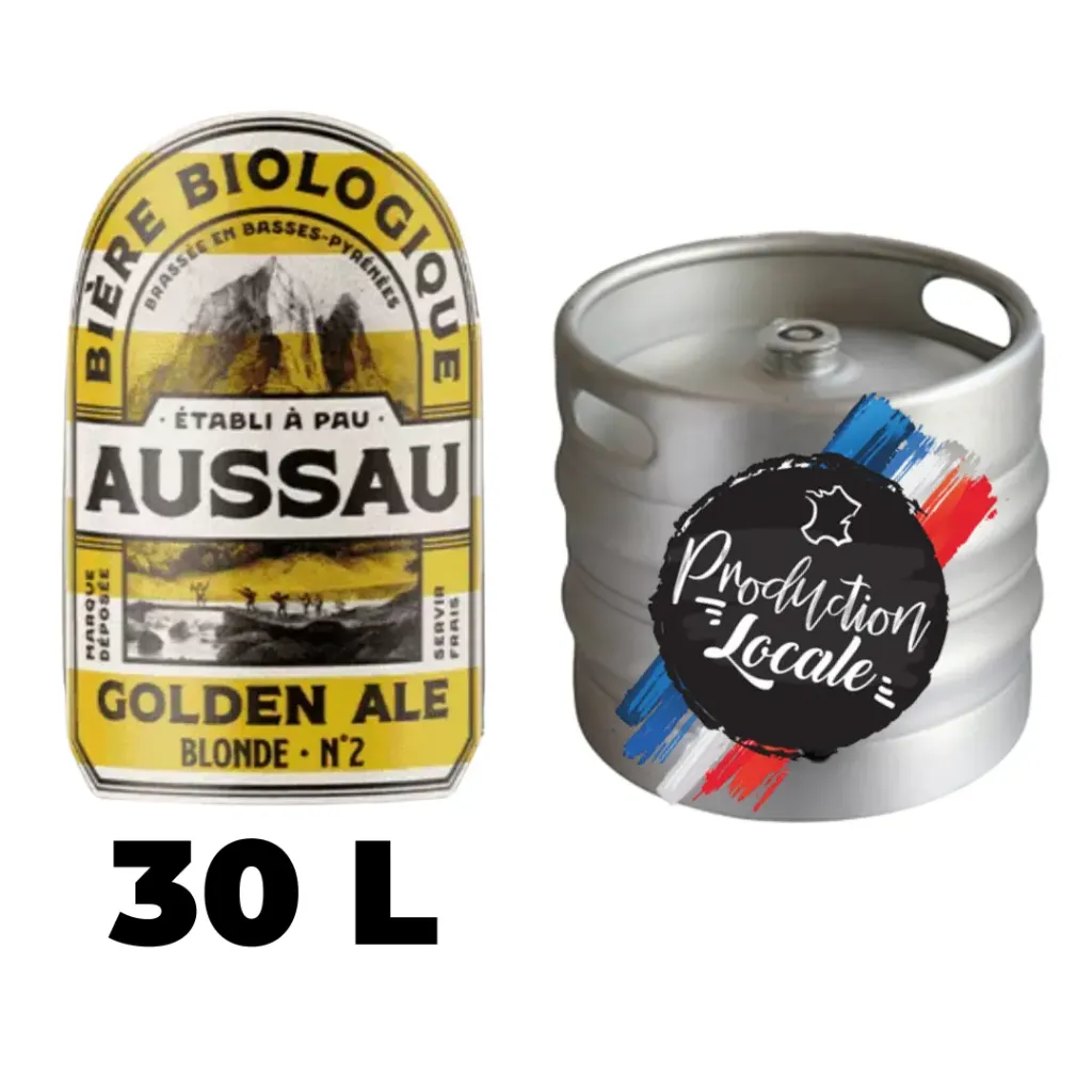 Bière blonde Aussau - alc. 4.6% Vol. 30L