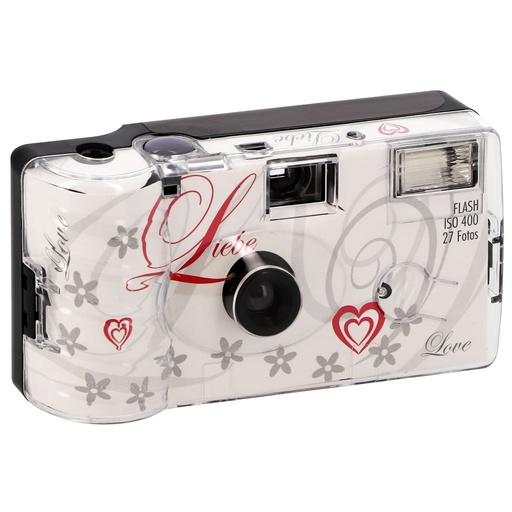 Appareil photo jetable Love Blanc