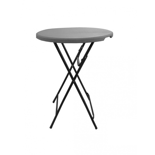 Table haute mange-debout pliant Blanc