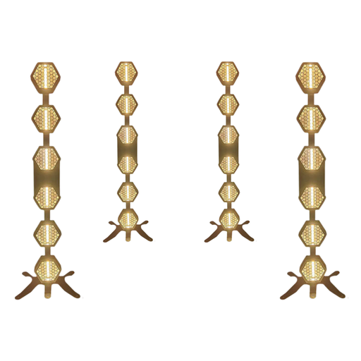 Pack Retro 4 Colonnes LED